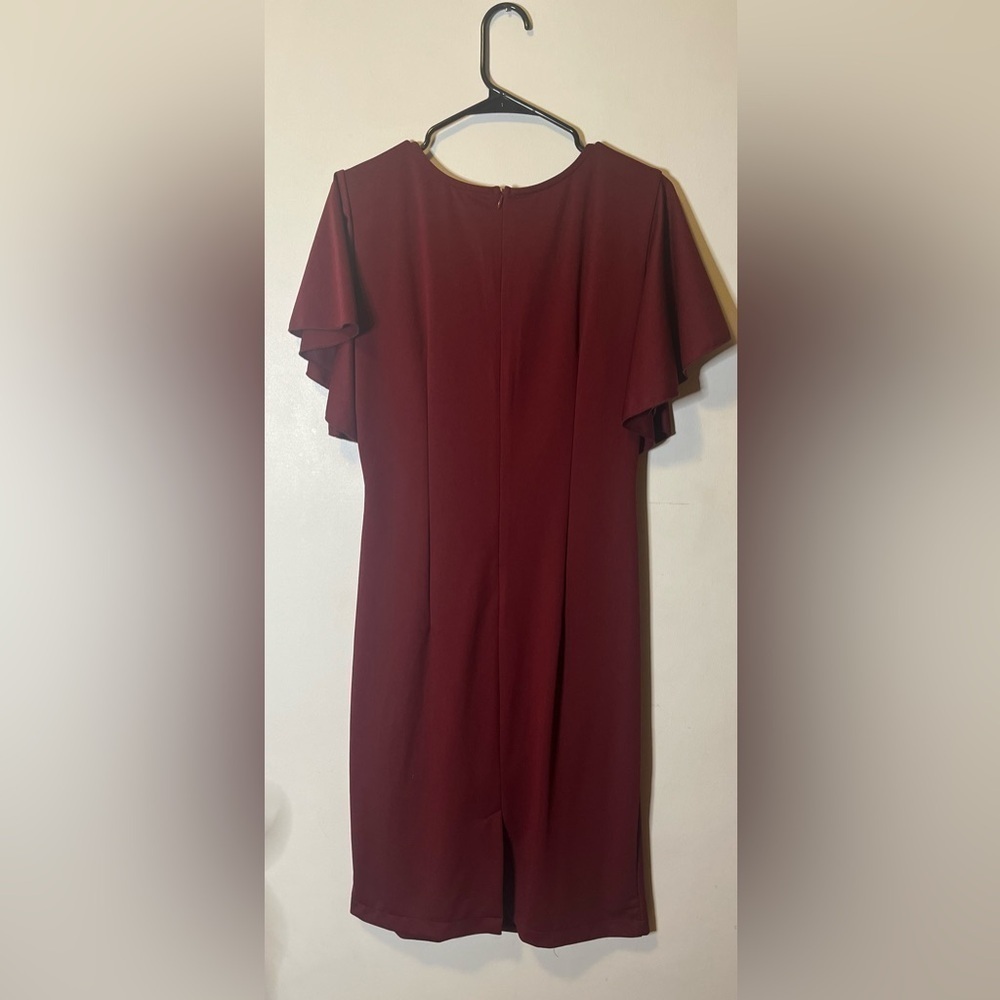 NWT dark red dress size Medium - Picture 4 of 5